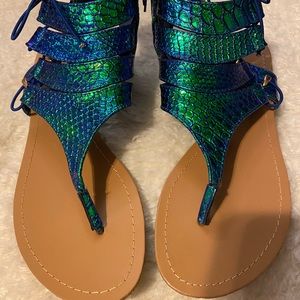 Mermaid Thong Gladiator Sandals